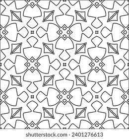 Cifras de líneas.Patrón negro sobre papel pintado blanco para página web, texturas, tarjeta, afiche, tela, textil. Resumen de fondo.Repetir imagen de fondo.Textura blanca. Las líneas forman formas.