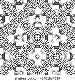 Cifras de líneas.Patrón negro sobre papel pintado blanco para página web, texturas, tarjeta, afiche, tela, embalaje textil o servilletas. Papel mural abstracto. Imagen de fondo repetida. Textura blanca.