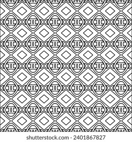 Cifras de líneas.Patrón negro sobre papel pintado blanco para página web, texturas, tarjeta, afiche, tela, embalaje textil o servilletas. Papel mural abstracto. Imagen de fondo repetida. Textura blanca