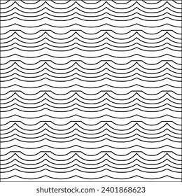 Figures from lines.Black pattern on white wallpaper for web page, textures, card, poster, fabric, textile packaging or napkins. Abstract wallpaper. Repeating background image. White texture