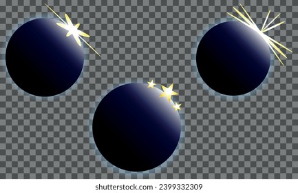 Figures on the planets. Vector illustration EPS10