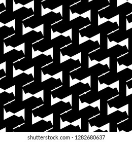 Figures ornament. Geometric motif. Modern backdrop. Digital paper, textile print, web design, abstract backdrop. Seamless pattern. Geometrical wallpaper. Vector.