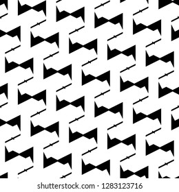 Figures ornament. Geometric motif. Modern backdrop. Digital paper, textile print, web design, abstract backdrop. Seamless pattern. Geometrical wallpaper. Vector