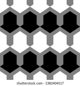 Figures ornament. Geometrical backdrop. Shapes background. Geometric wallpaper. Polygons motif. Digital paper, textile print, web design, abstract. Seamless pattern. Vector.