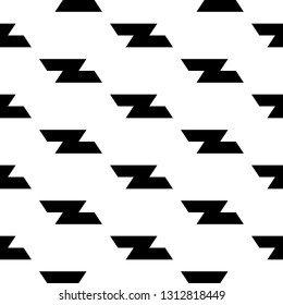 Figures ornament. Geometrical backdrop. Simple shapes wallpaper. Geometric background. Polygonal motif. Digital paper, textile print, abstract. Seamless pattern. Vector.