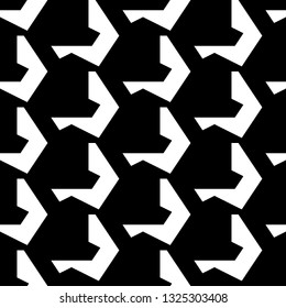 Figures ornament. Geometrical backdrop. Simple shapes wallpaper. Geometric background. Polygonal motif. Digital paper, textile print, abstract. Seamless pattern. Vector