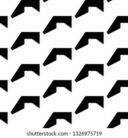Figures ornament. Geometrical backdrop. Simple shapes wallpaper. Geometric background. Polygonal motif. Digital paper, textile print, abstract. Seamless pattern. Vector.