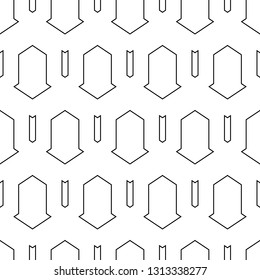 Figures ornament. Geometrical backdrop.Polygons motif. Shapes background. Geometric wallpaper. Digital paper, textile print, web design, abstract. Seamless pattern. Vector