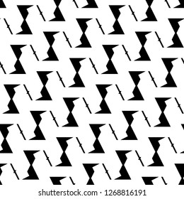 Figures ornament. Modern backdrop. Geometric motif. Digital paper, textile print, web design, abstract backdrop. Geometrical wallpaper. Seamless pattern. Vector
