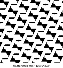 Figures ornament. Modern backdrop. Geometric motif. Geometrical wallpaper. Digital paper, textile print, web design, abstract backdrop. Seamless pattern. Vector