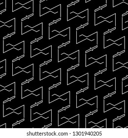 Figures ornament. Modern backdrop. Geometric motif. Digital paper, textile print, web design, abstract backdrop. Geometrical wallpaper. Seamless pattern. Vector work.