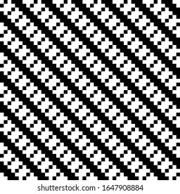  Personajes adornos. Patrón sin problemas. Papel pintado de la gente. Fondo de formas. Antecedentes de bordado. Motivo tribal. Mosaico étnico. Papel digital, impresión textil, diseño web, ilustración abstracta. Arte vectorial