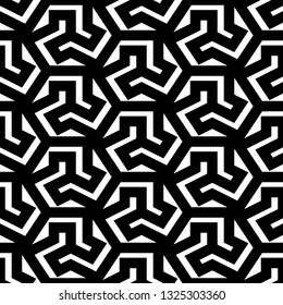 Figures ornament.Simple shapes wallpaper. Polygons background. Mosaics motif. Geometrical backdrop. Digital paper, web designing, textile print. Seamles pattern. Vector.