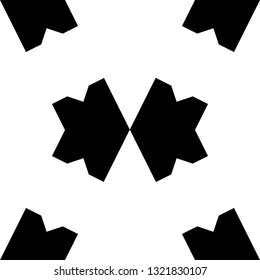 Figures pattern. Simple shapes ornament. Forms background. Tribal wallpaper. Ethnic image. Folk backdrop. Polygons motif. Digital paper, web design, textile print. Seamless vector.