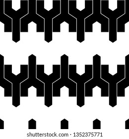 Figures pattern.Forms background. Shapes ornament. Tribal wallpaper. Ethnic image. Folk backdrop. Geometric motif. Digital paper, web design, textile print. Seamless vector