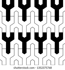 Figures pattern.Tribal wallpaper. Shapes ornament. Forms background. Ethnic image. Folk backdrop. Geometric motif. Digital paper, web design, textile print. Seamless vector.