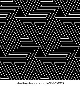 Figures, triangles pattern.Geometric wallpaper. Ethnic ornament. Tribal background. Folk backdrop. Mosaics motif. Digital paper, web design, textile print. Seamless image. Vector art work.