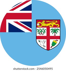 Fiji Circle Flag, Circle Flag of Fiji, Imágenes vectoriales