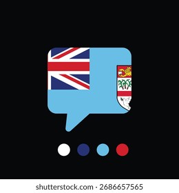 Fiji flag in Chat icon