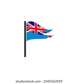 Fiji flag icon set, Fiji independence day icon set vector sign symbol