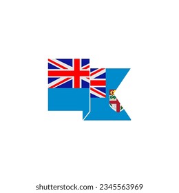 Fiji flag icon set, Fiji independence day icon set vector sign symbol