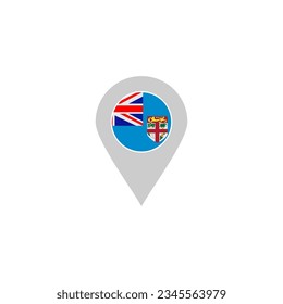 Fiji flag icon set, Fiji independence day icon set vector sign symbol