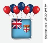 Fiji Flag Independence Day Celebration
