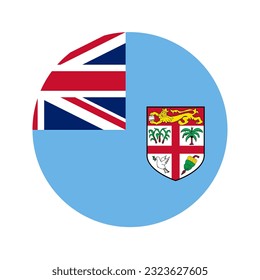 Fiji flag simple illustration for independence day or election