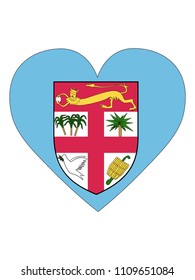 Fiji Love Flag