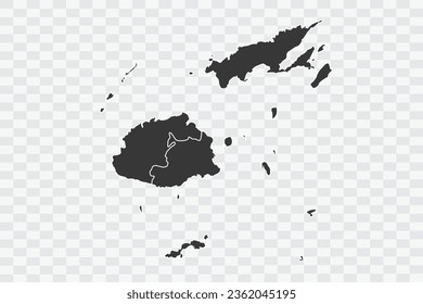 Fiji Map Shadow Color on White Background quality files Png