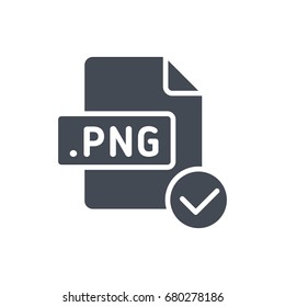 Fil Format document type silhouette icon accept png