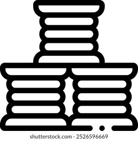 filament icon. Thin Linear Style Design Isolated On White Background