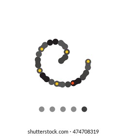 Filamentous Bacterium Vector Icon
