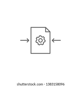 File, 3d printing icon. Element of 3d printing icon. Thin line icon for website design and development, app development. Premium icon