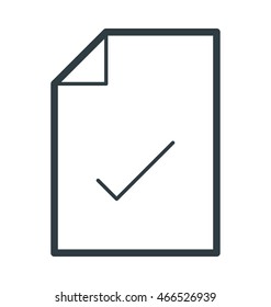 File Accepted Vector Icon