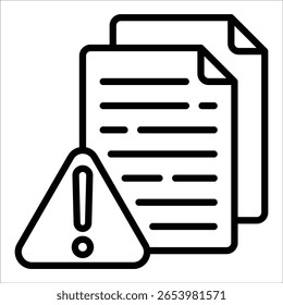 Elemento Ícone De Alerta De Arquivo Para Design