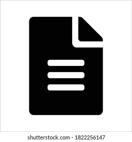 file alt Document Vector icon