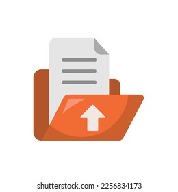 file archive download icon of color style design vector