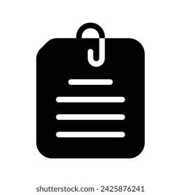 File Attachment icon. flat illustration of rewind vector icon for web