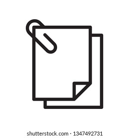 	
file attachment icon in trendy outline style design. Vector graphic illustration. paper clip, attached file icon for website design, logo, and ui. Editable vector stroke. Pixel perfect. EPS 10. 