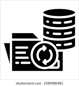 File Backup Icon Element For Design