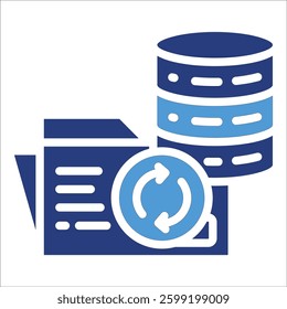 File Backup Icon Element For Design