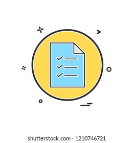 file basic icon vector design
