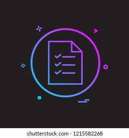 file basic icon vector design