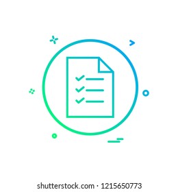 file basic icon vector design