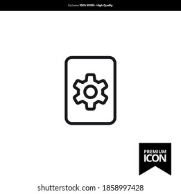 File schwarze Farbe der flachen einfachen Symbol. Vektorgrafik mobiler Anwendungen. Moderner Designstil. Einzelzeichen