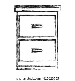 file cabinet document sketch