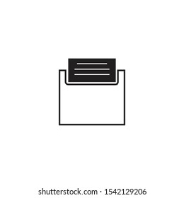 FILE CABINET ICON  DESIGN , VECTOR EPS10
