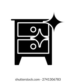 File cabinet icon illustration vector design template