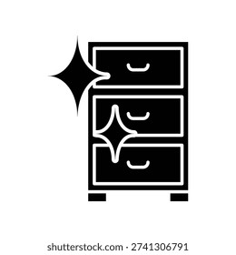File cabinet icon illustration vector design template